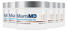 6 jars of MiamiMD Age Defying Lift & Firm Cream